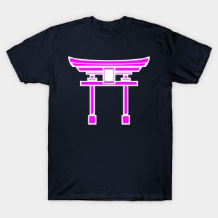 Torii gate (pink) T-Shirt